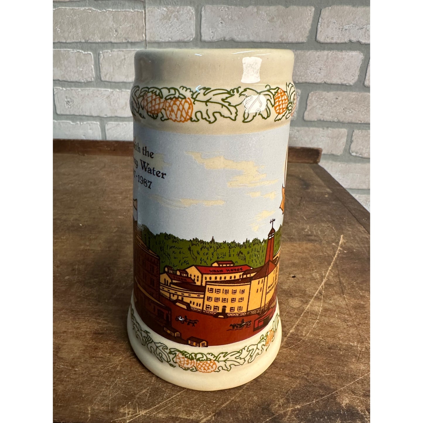 LEINENKUGEL 120TH ANNIVERSARY 1867-1887 BEER STEIN LIMITED EDITION OF 1500