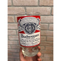 Vintage Large Budweiser Beer Pub Glass Barware 6-3/4" Tall Footed 32oz