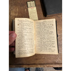 Vintage 1900s New Testament Holy Bible + German Song Book Leather Bound