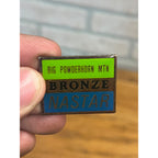 Big Powderhorn Mtn Mountain Bronze Nastar Magazine Ski Pin Bessemer, MI Michigan