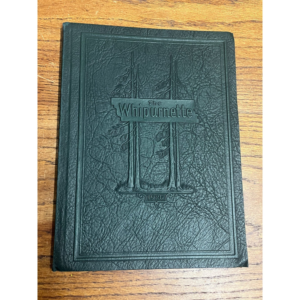 Vintage 1926 The Whipurnette Marinette High School Yearbook Wisconsin