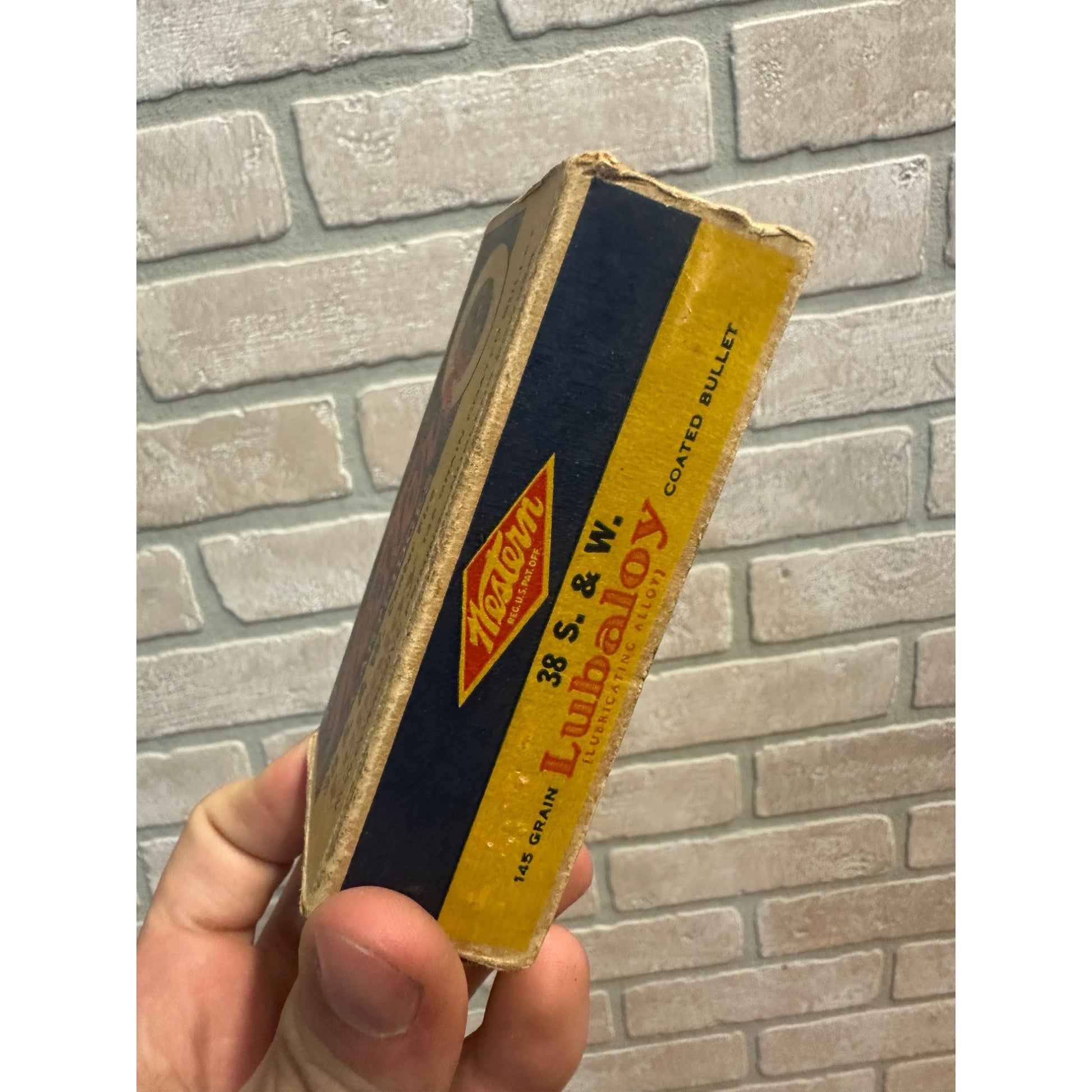 Western Cartiges 38 S. & W. Center Fire 145 Grain Coated Bullet EMPTY BOX