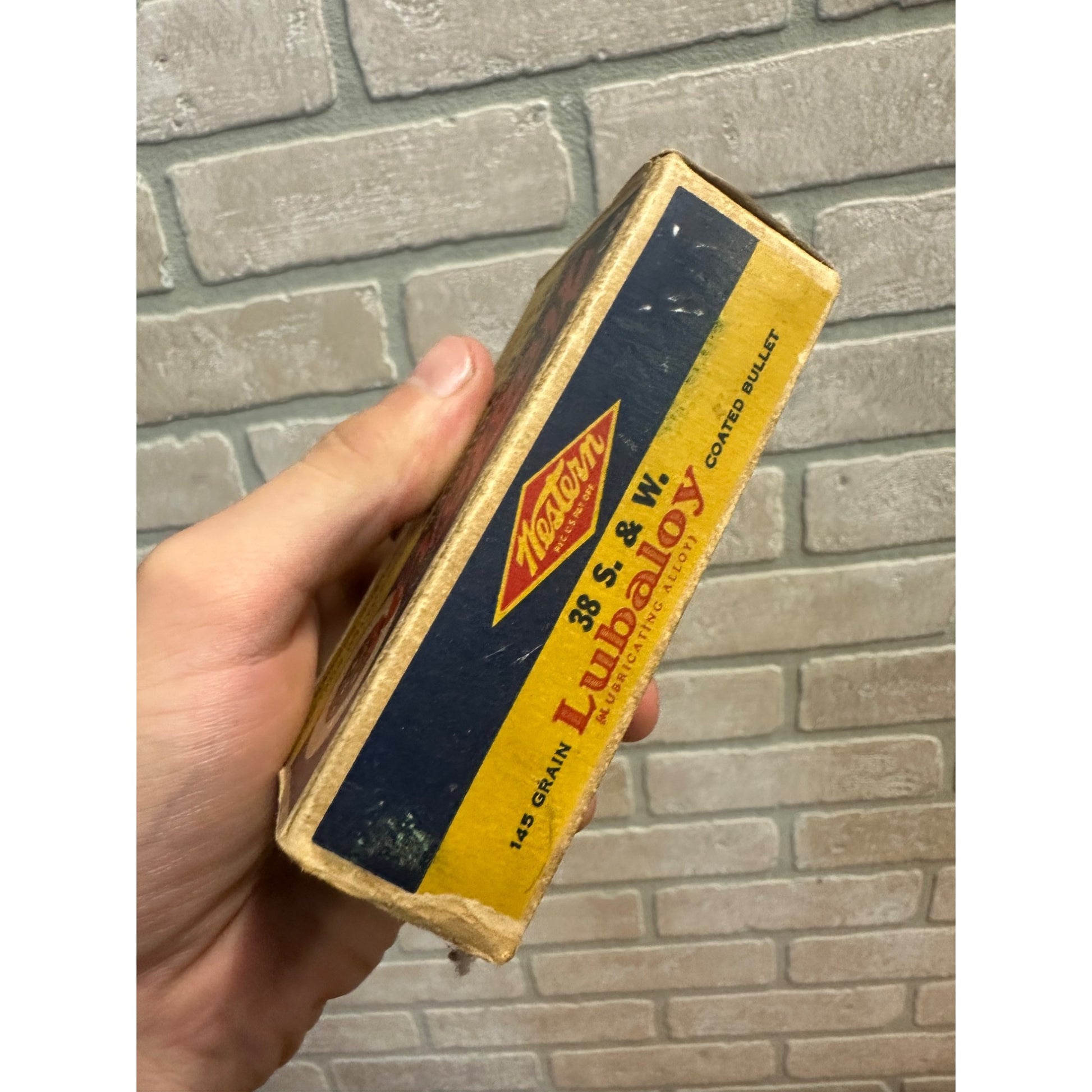 Western Cartiges 38 S. & W. Center Fire 145 Grain Coated Bullet EMPTY BOX