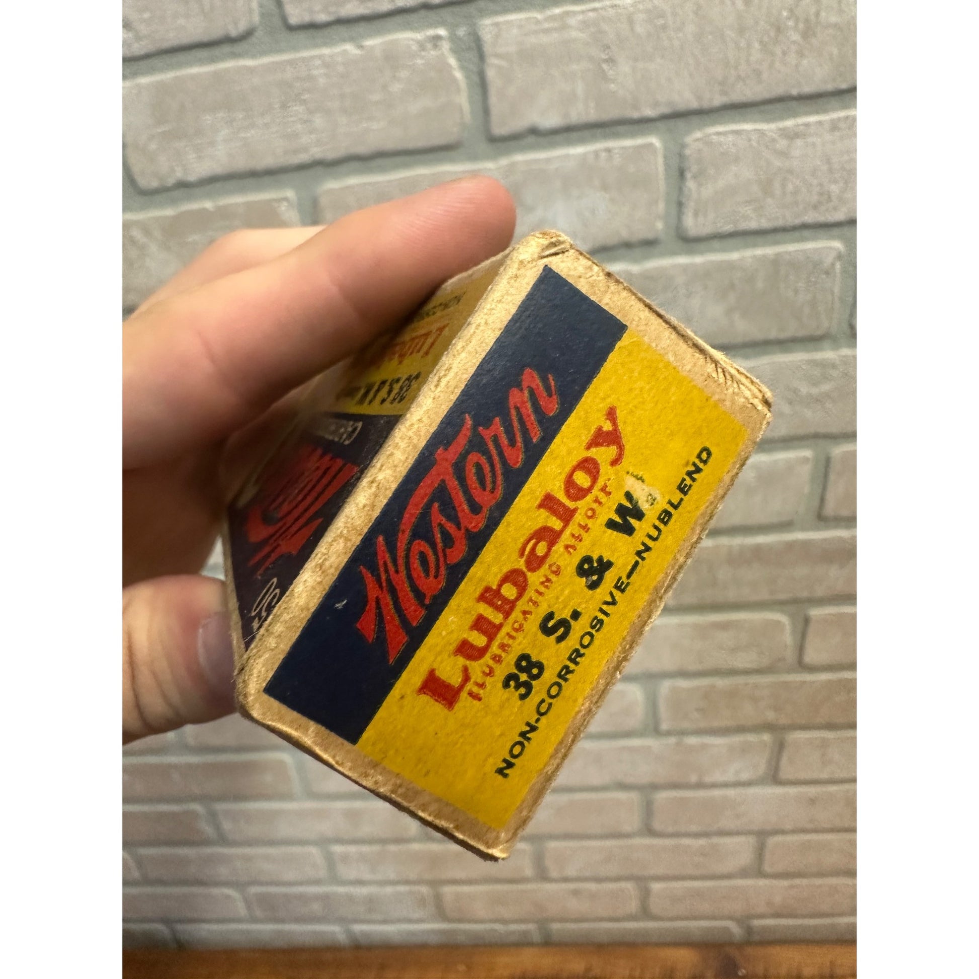 Western Cartiges 38 S. & W. Center Fire 145 Grain Coated Bullet EMPTY BOX