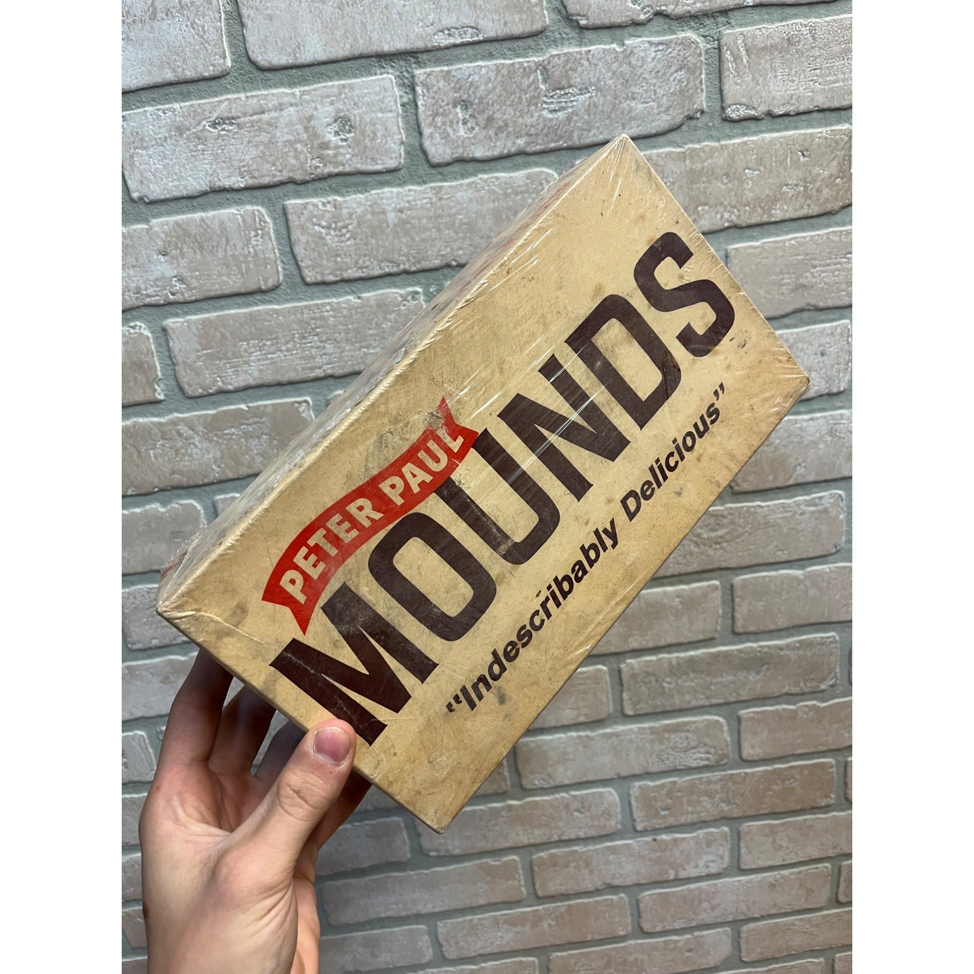 Vintage 1950s Peter Paul Mounds Candy Bar Store Display Box Advertising
