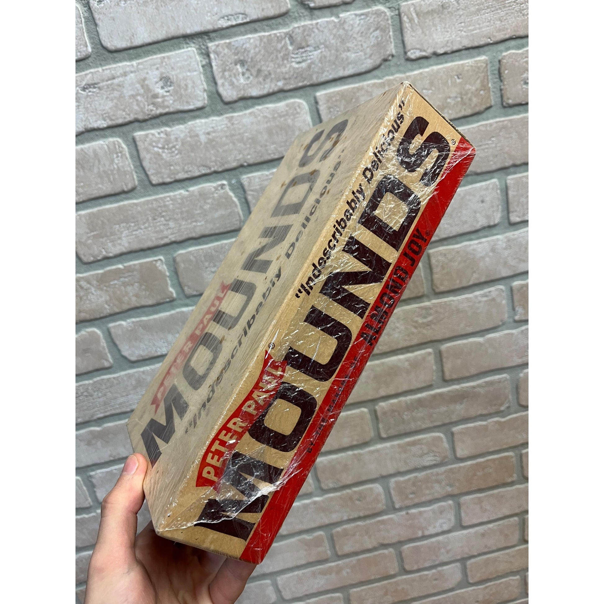 Vintage 1950s Peter Paul Mounds Candy Bar Store Display Box Advertising