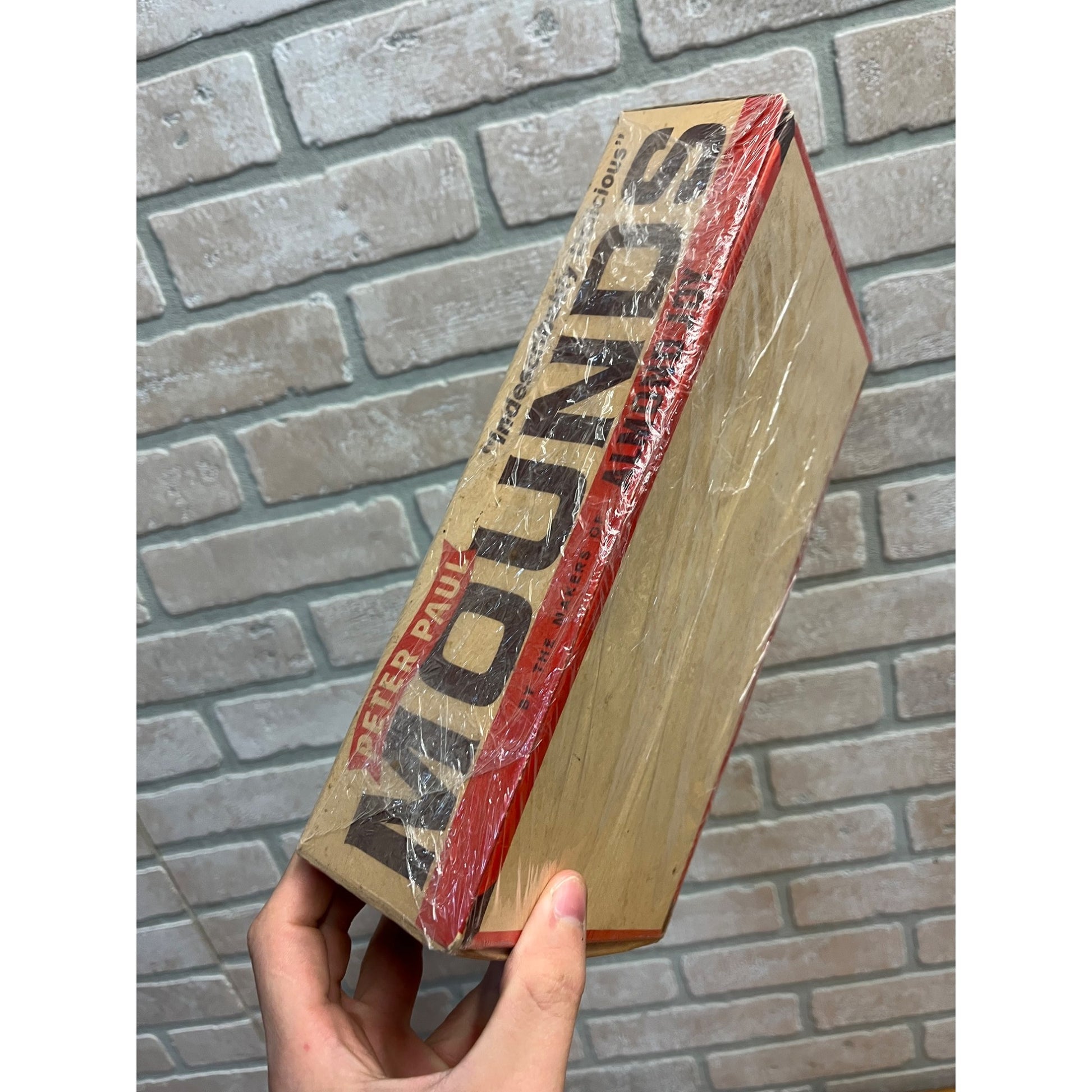 Vintage 1950s Peter Paul Mounds Candy Bar Store Display Box Advertising