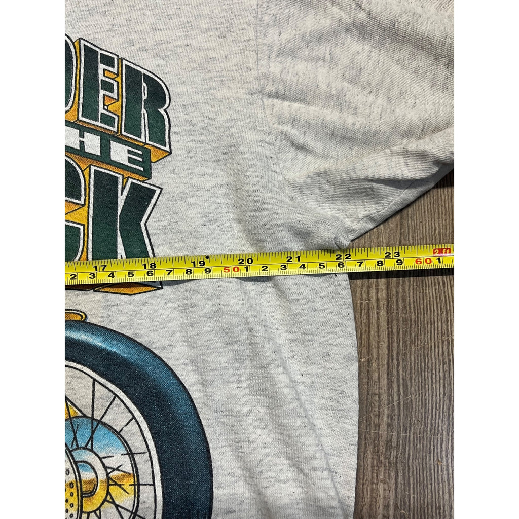 Vintage 90s Green Bay Packers Mike Holmgren Leader of Pack Mens Shirt Size L