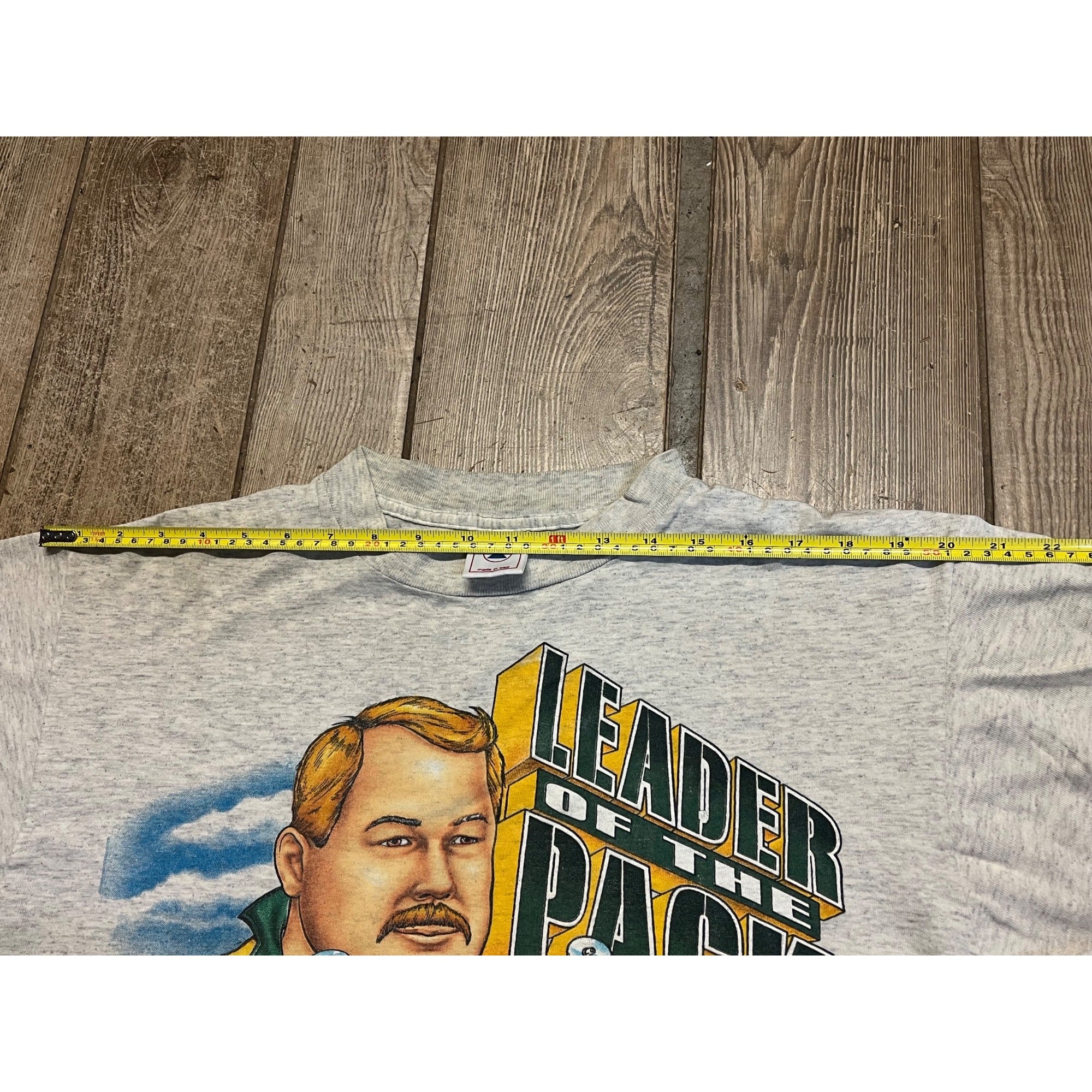 Vintage 90s Green Bay Packers Mike Holmgren Leader of Pack Mens Shirt Size L