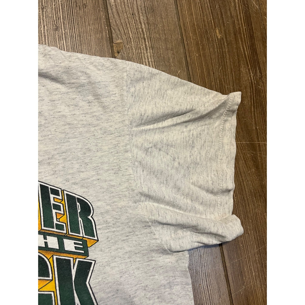 Vintage 90s Green Bay Packers Mike Holmgren Leader of Pack Mens Shirt Size L