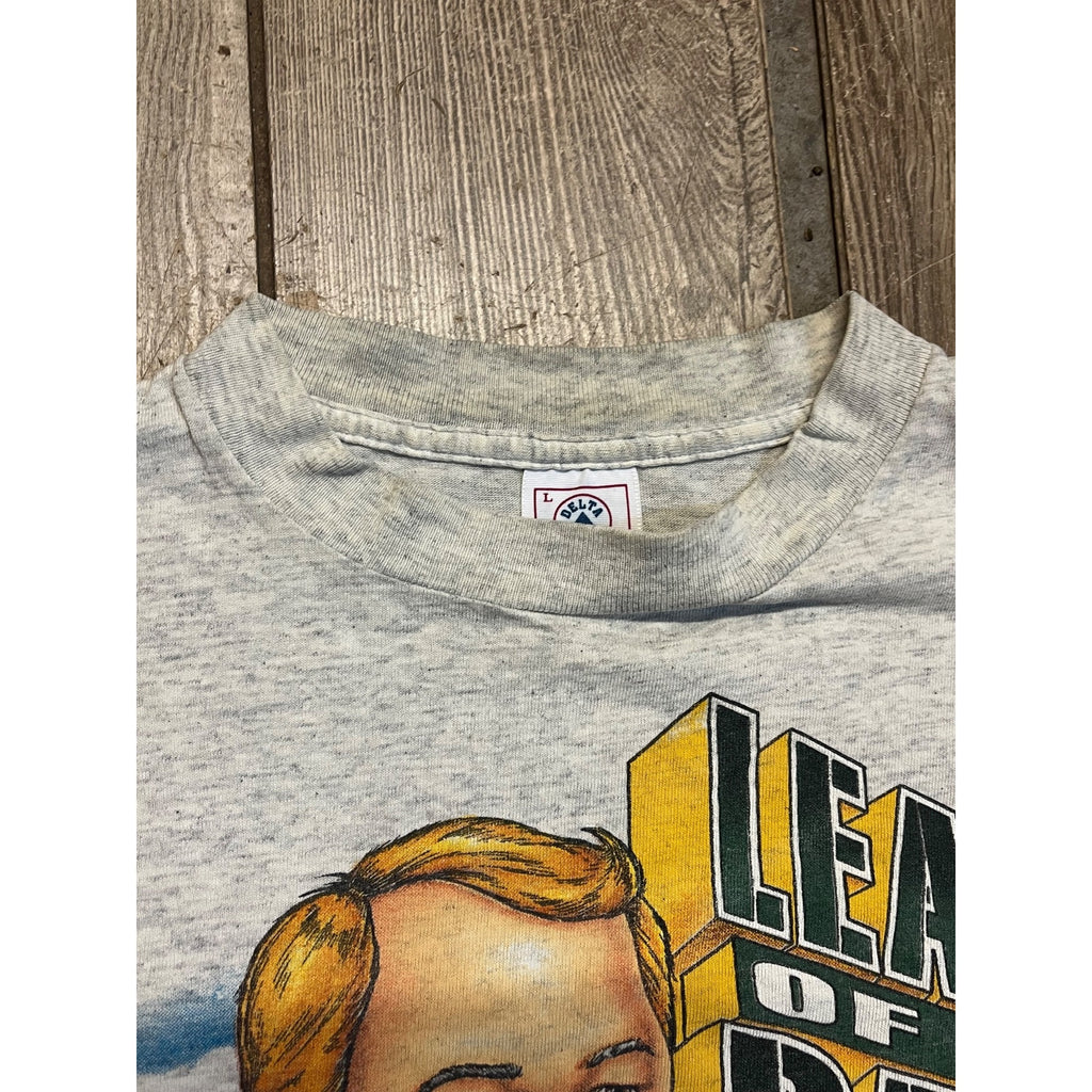 Vintage 90s Green Bay Packers Mike Holmgren Leader of Pack Mens Shirt Size L