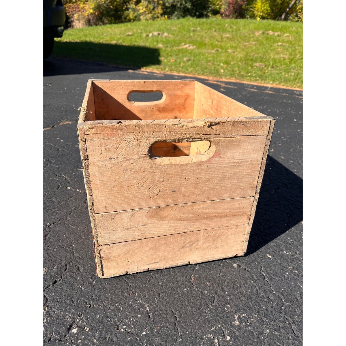 RARE Vintage Red Rock Cola Soda Bottle Crate Shawano Wis Wisconsin WI Wooden