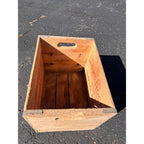 RARE Vintage Red Rock Cola Soda Bottle Crate Shawano Wis Wisconsin WI Wooden