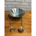 Vintage 1960s MCM Gabis Stainless Steel Salad Bowl & Serving Utensils Swedish