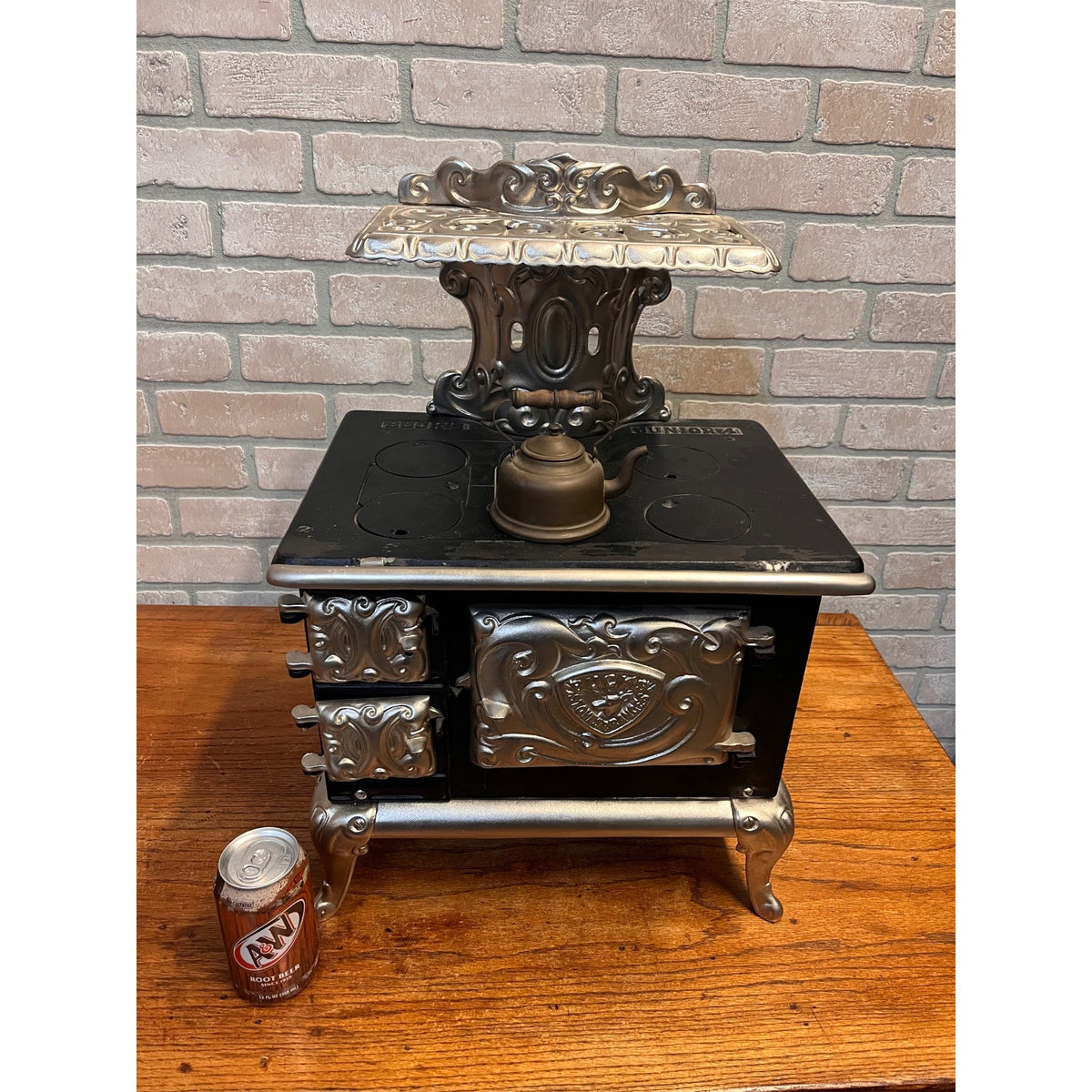 Antique Original 1880s Bucks Stove Range Junior 4 Child's Toy Salesmans Sample