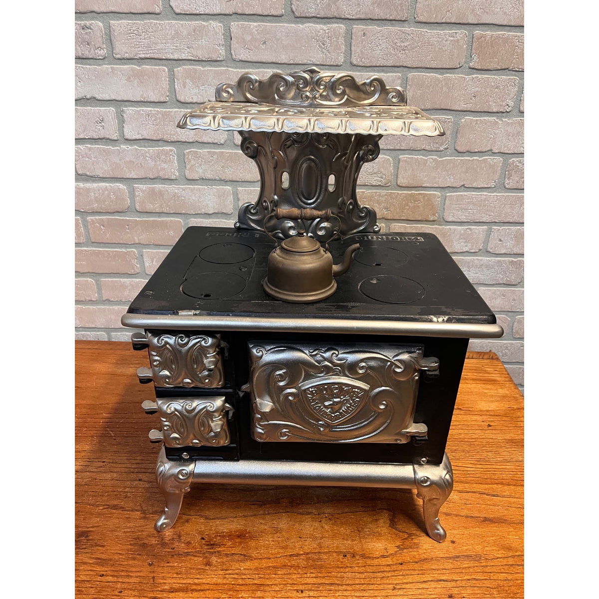 Antique Original 1880s Bucks Stove Range Junior 4 Child's Toy Salesmans Sample