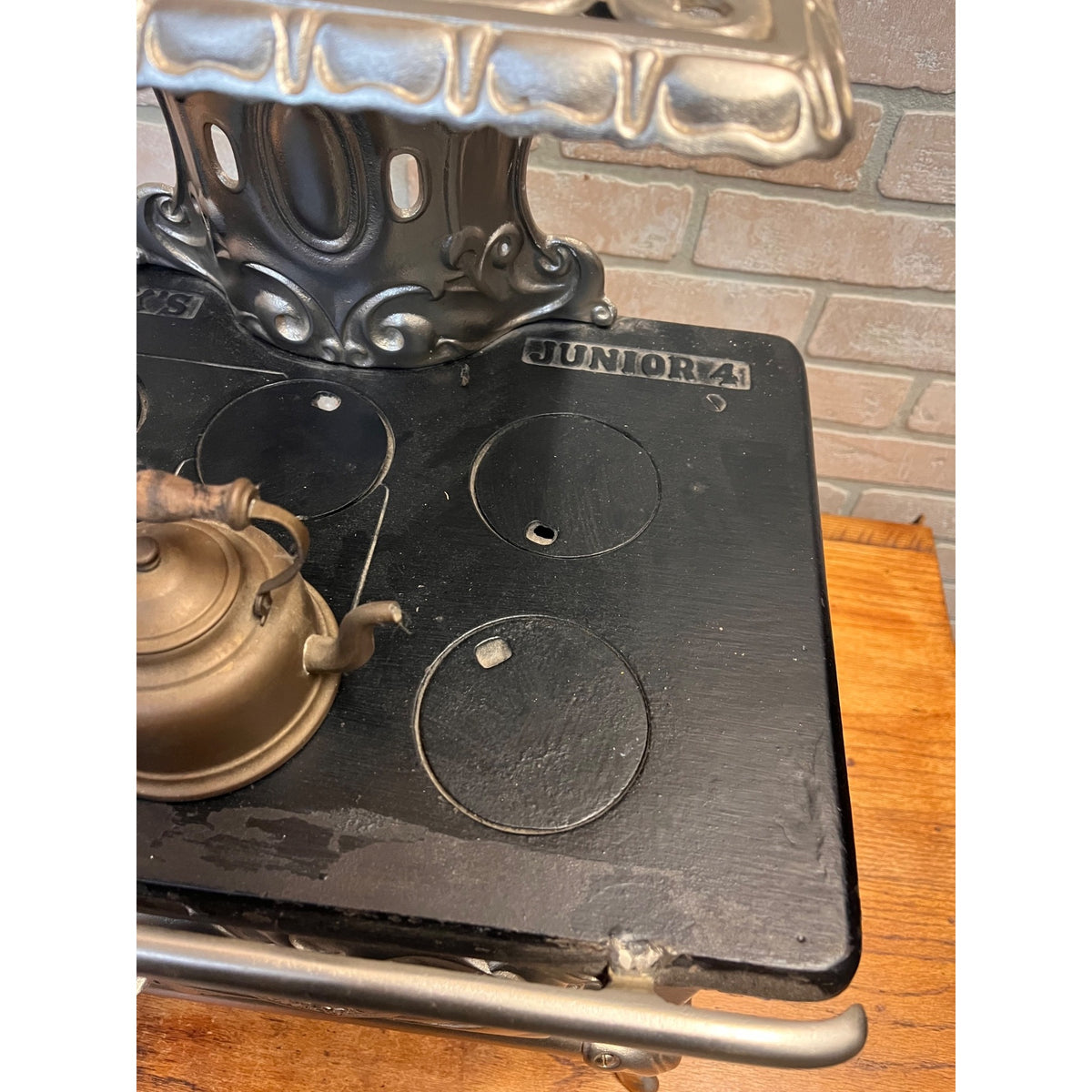 Antique Original 1880s Bucks Stove Range Junior 4 Child's Toy Salesmans Sample