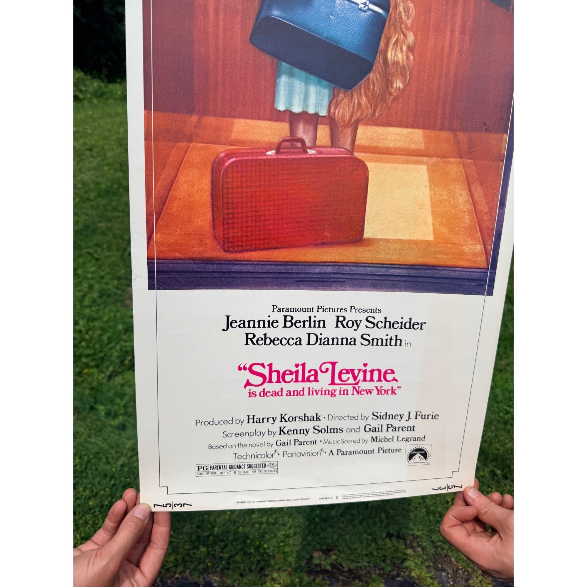 Original Sheila Levine Is Dead and Living in New York 1975 Movie Poster 14x36