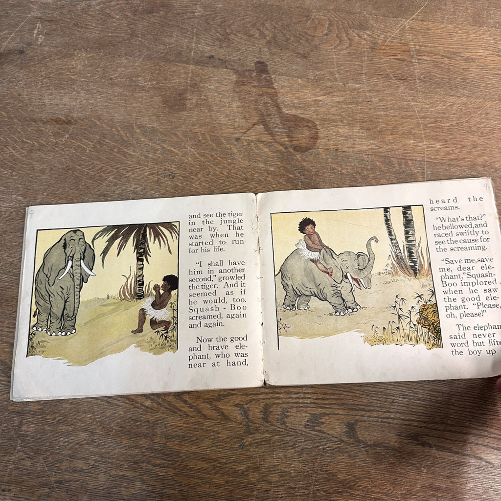 Rare 1922 What Happened to Squash-Boo Whitman Little Boy Children's Book