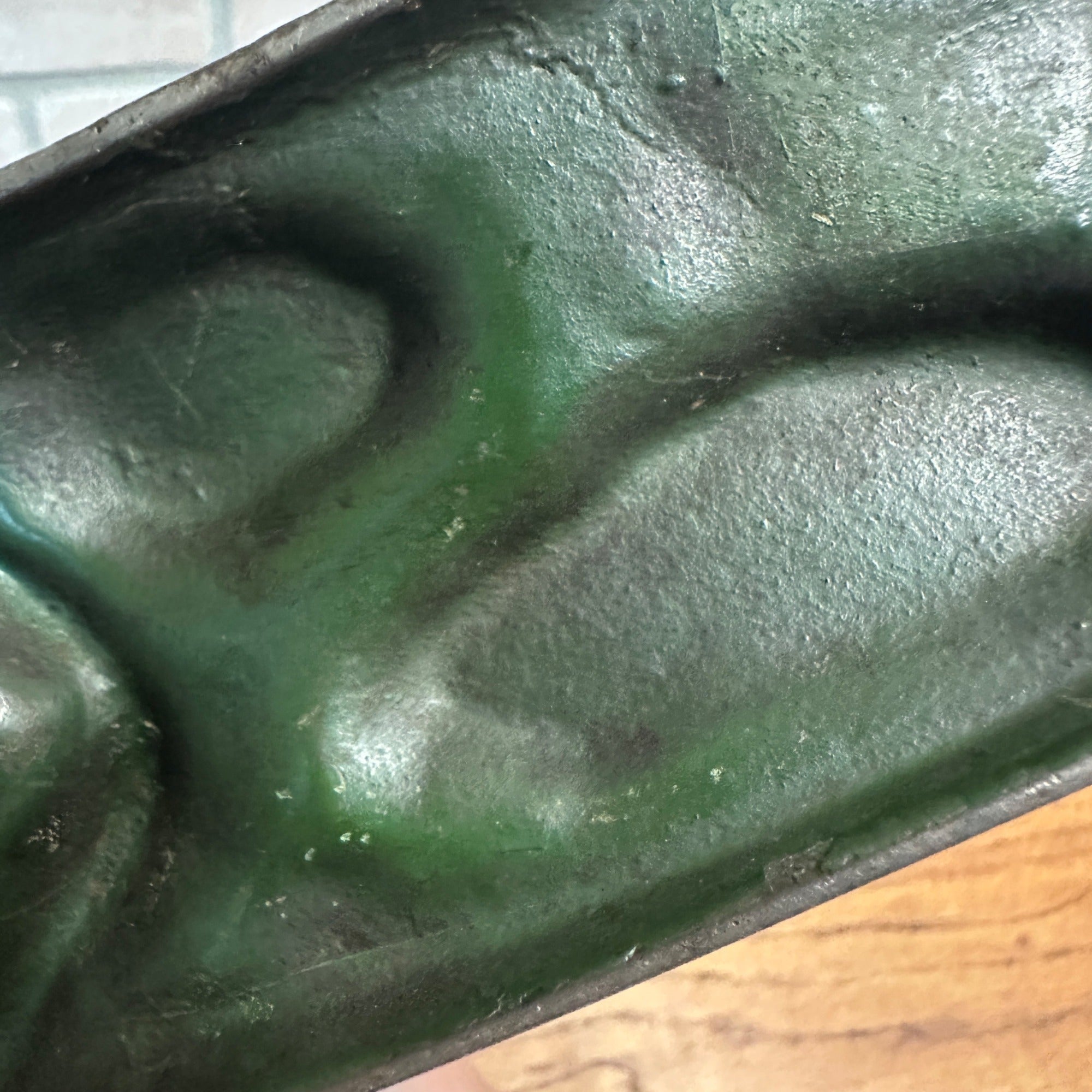 Antique Cast Iron Mechanical Bank J&E Stevens Creedmore Orignal Gold Paint