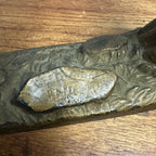 Antique Cast Iron Mechanical Bank J&E Stevens Creedmore Orignal Gold Paint