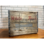 Vintage WHITE ROCK Sparkling Beverages Wood Crate, Soda Water Large Size