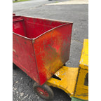 Vintage 1930s Buddy L Express Line Pressed Steel Toy Tandem Trailer Truck