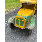 Vintage 1930s Buddy L Express Line Pressed Steel Toy Tandem Trailer Truck