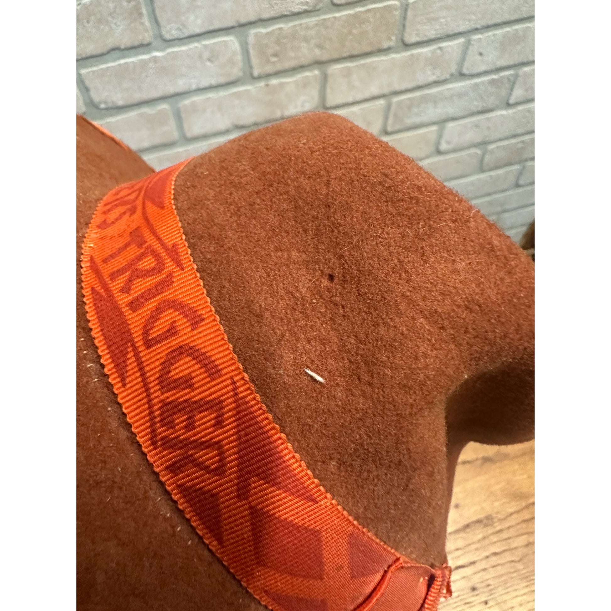 Vintage 1950s Roy Rogers & Trigger Borwn Wool Child's Cowboy Hat