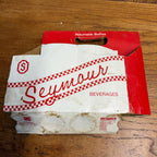 Vintage Seymour Beverages 1960s Bottle Soda Pop Carrier RARE Wisconsin Wis WI