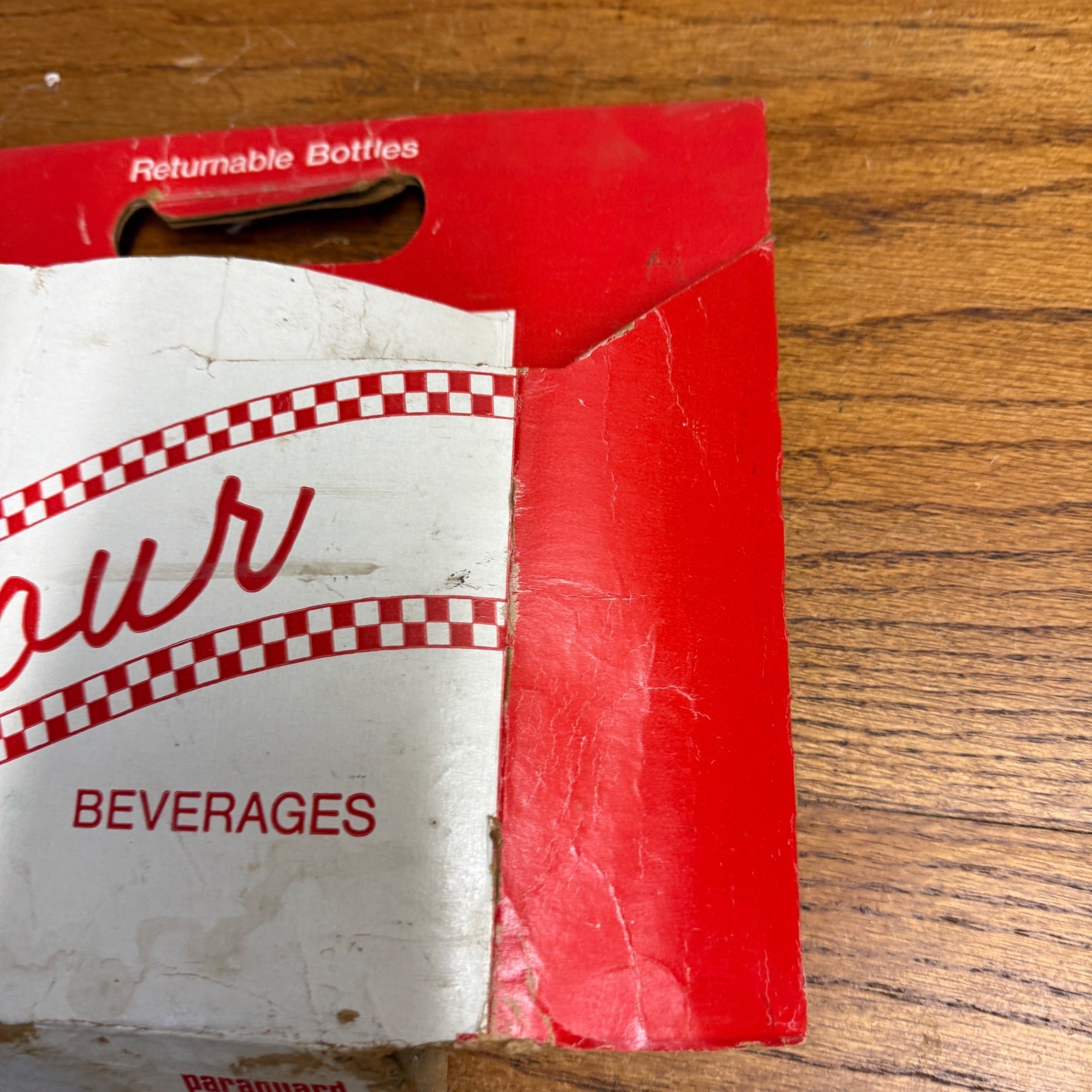 Vintage Seymour Beverages 1960s Bottle Soda Pop Carrier RARE Wisconsin Wis WI