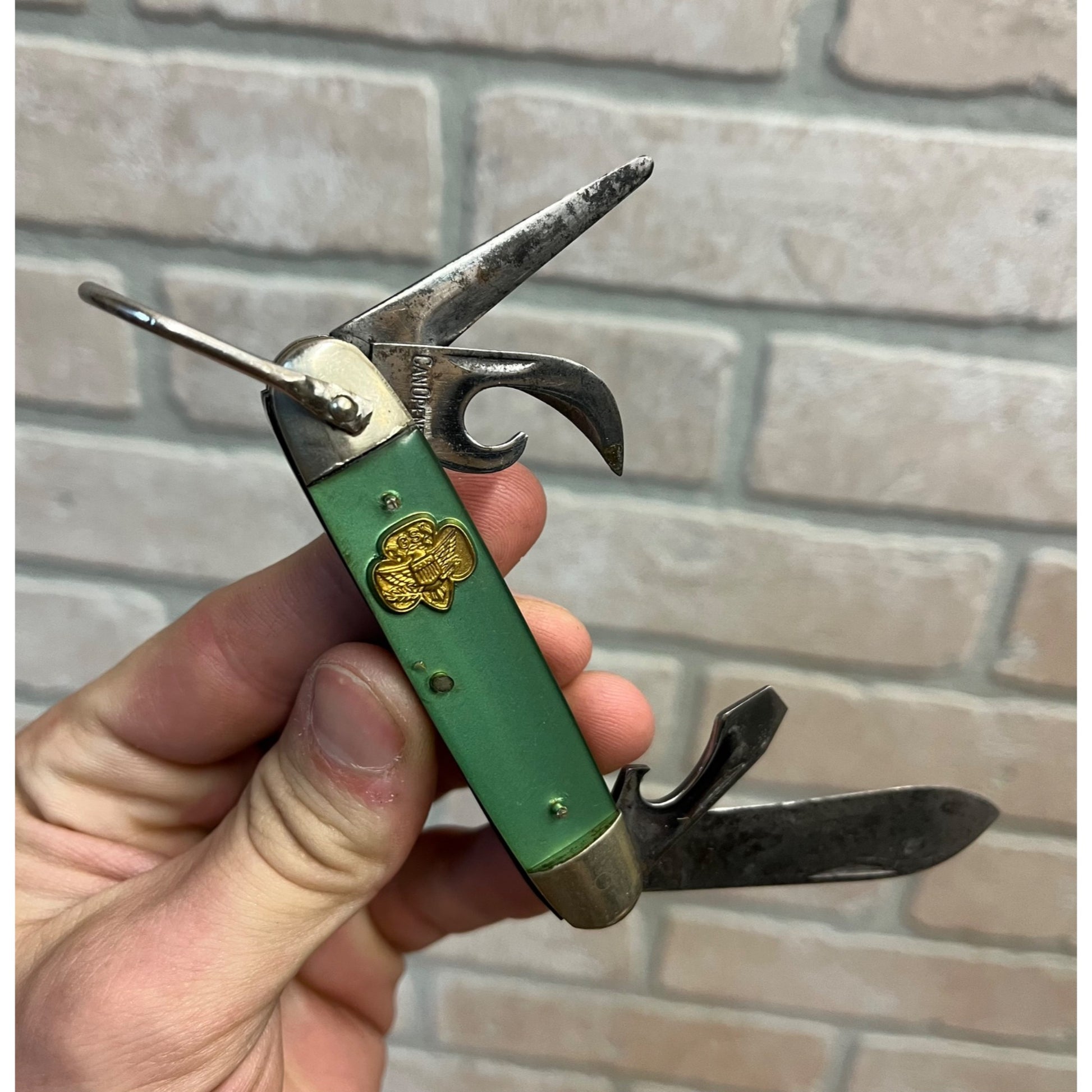 Vintage Kutmaster Girl Scout Folding Pocket Knife GSA BSA