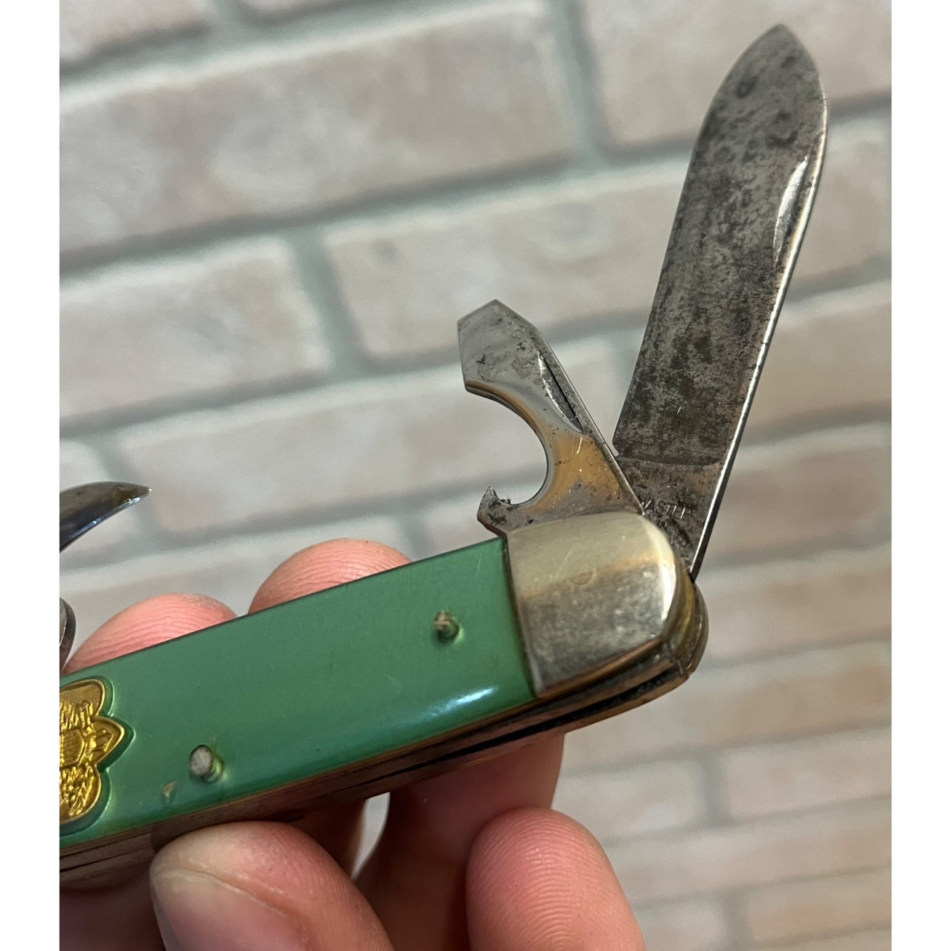 Vintage Kutmaster Girl Scout Folding Pocket Knife GSA BSA