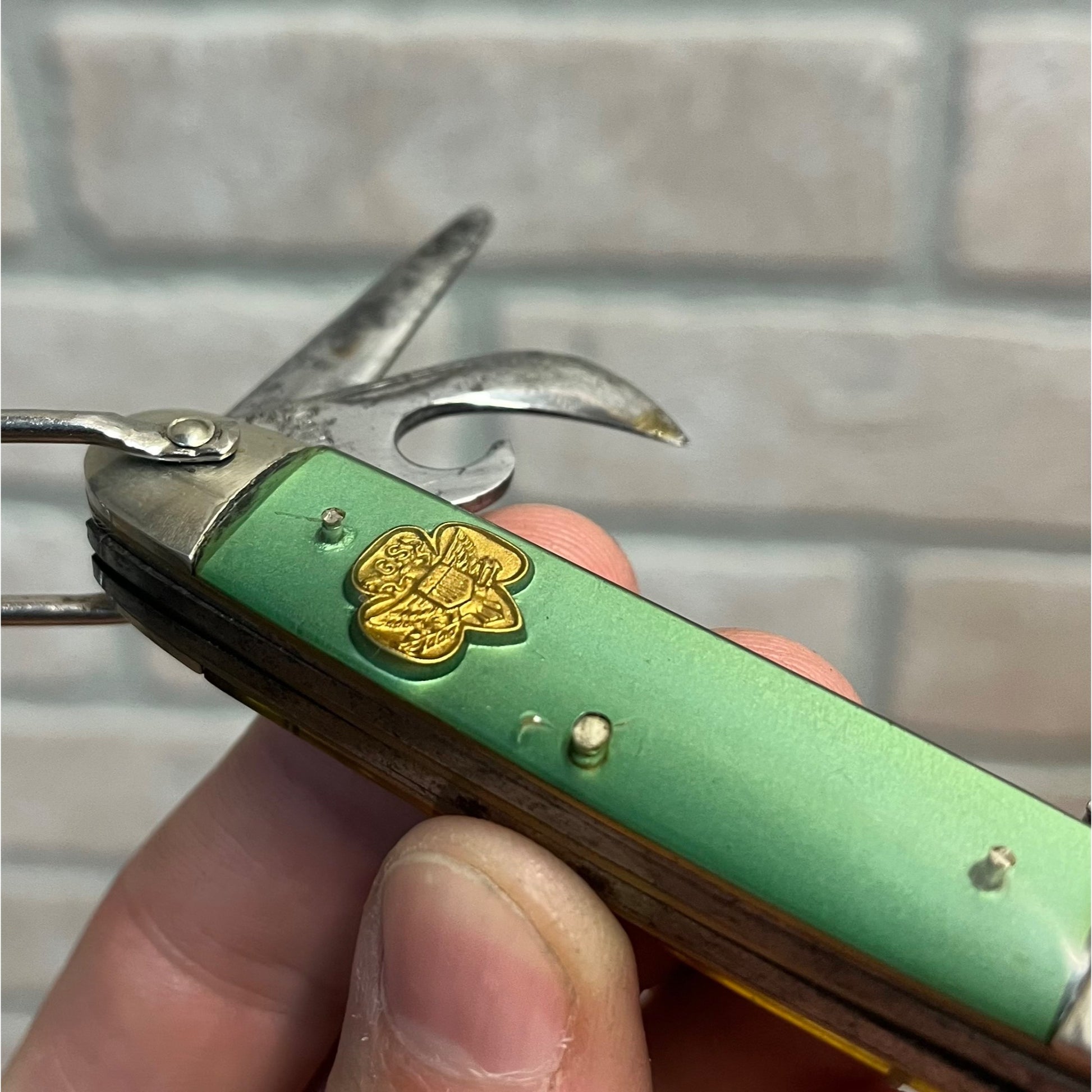 Vintage Kutmaster Girl Scout Folding Pocket Knife GSA BSA