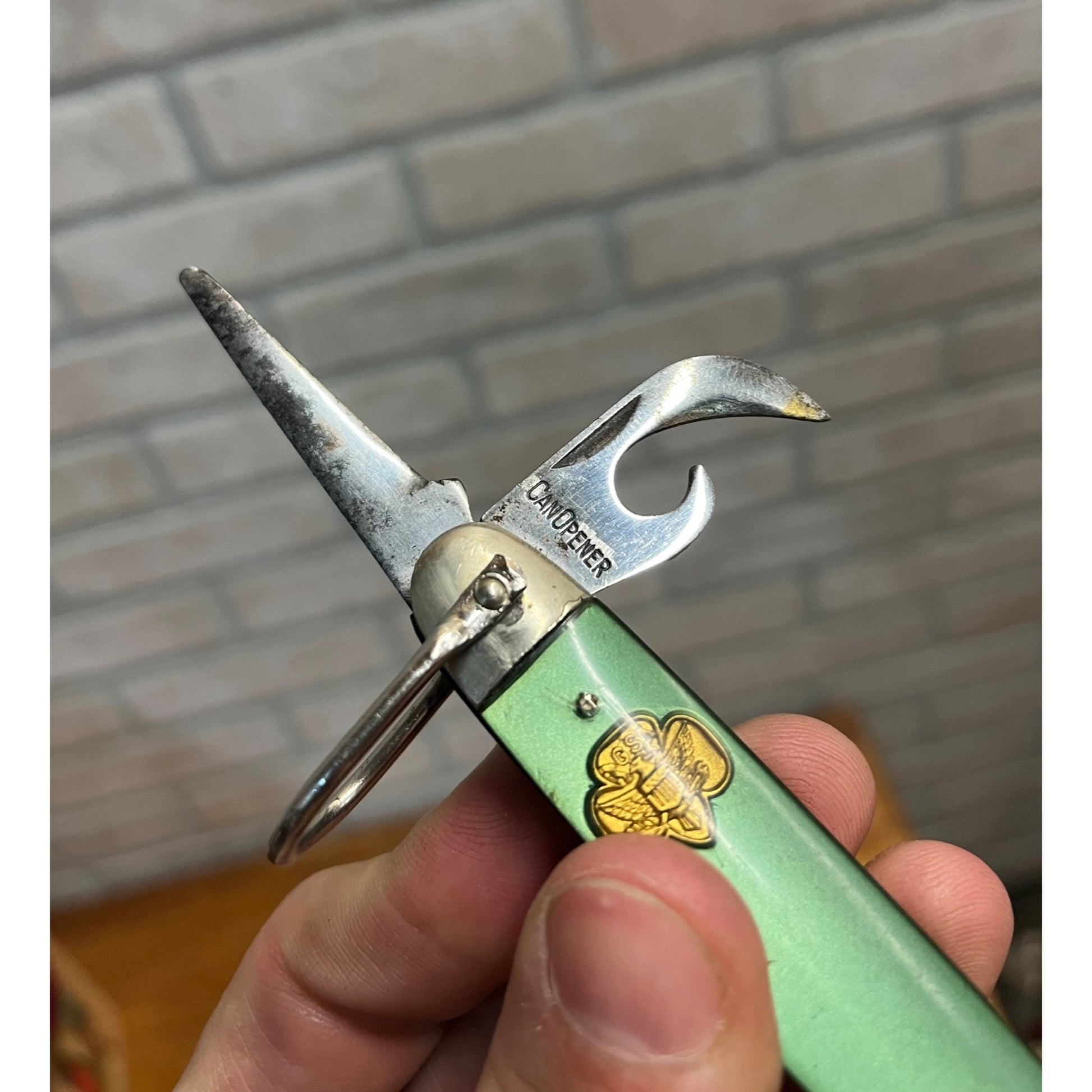 Vintage Kutmaster Girl Scout Folding Pocket Knife GSA BSA