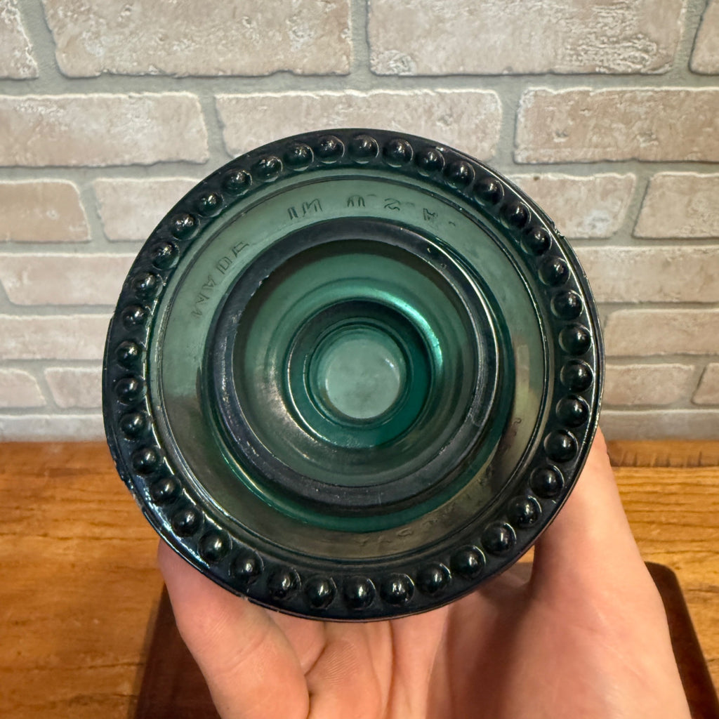 Vintage Aqua Teal Blue Hemingray No. 42 Glass Insulator Set of 4
