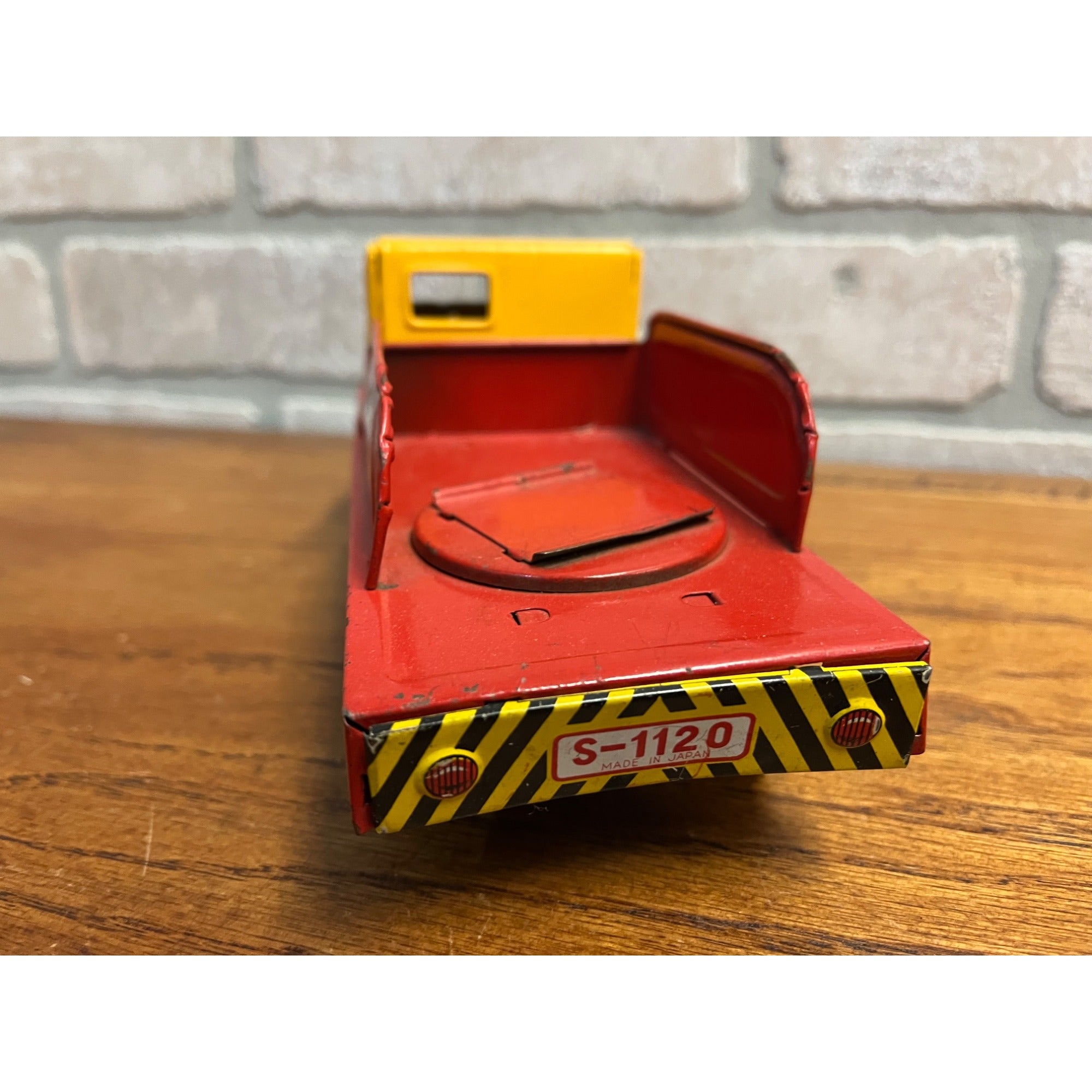 Vintage Japan Modern Toy Two-tone Tow Truck Wrecker Tin Litho Friction - Parts