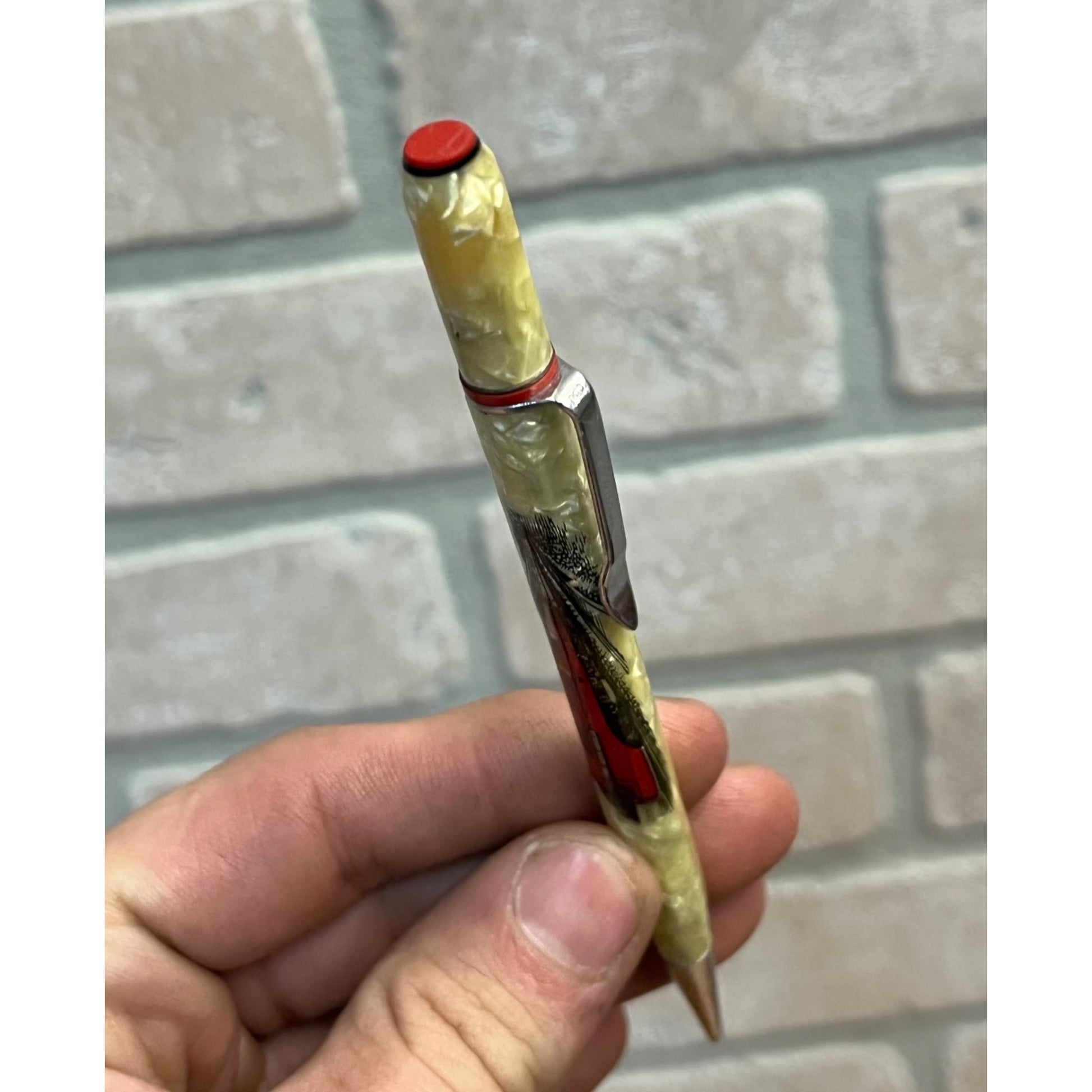 Vintage Rock Island Railroad Route of Rockets Advertising Mechanical Pencil