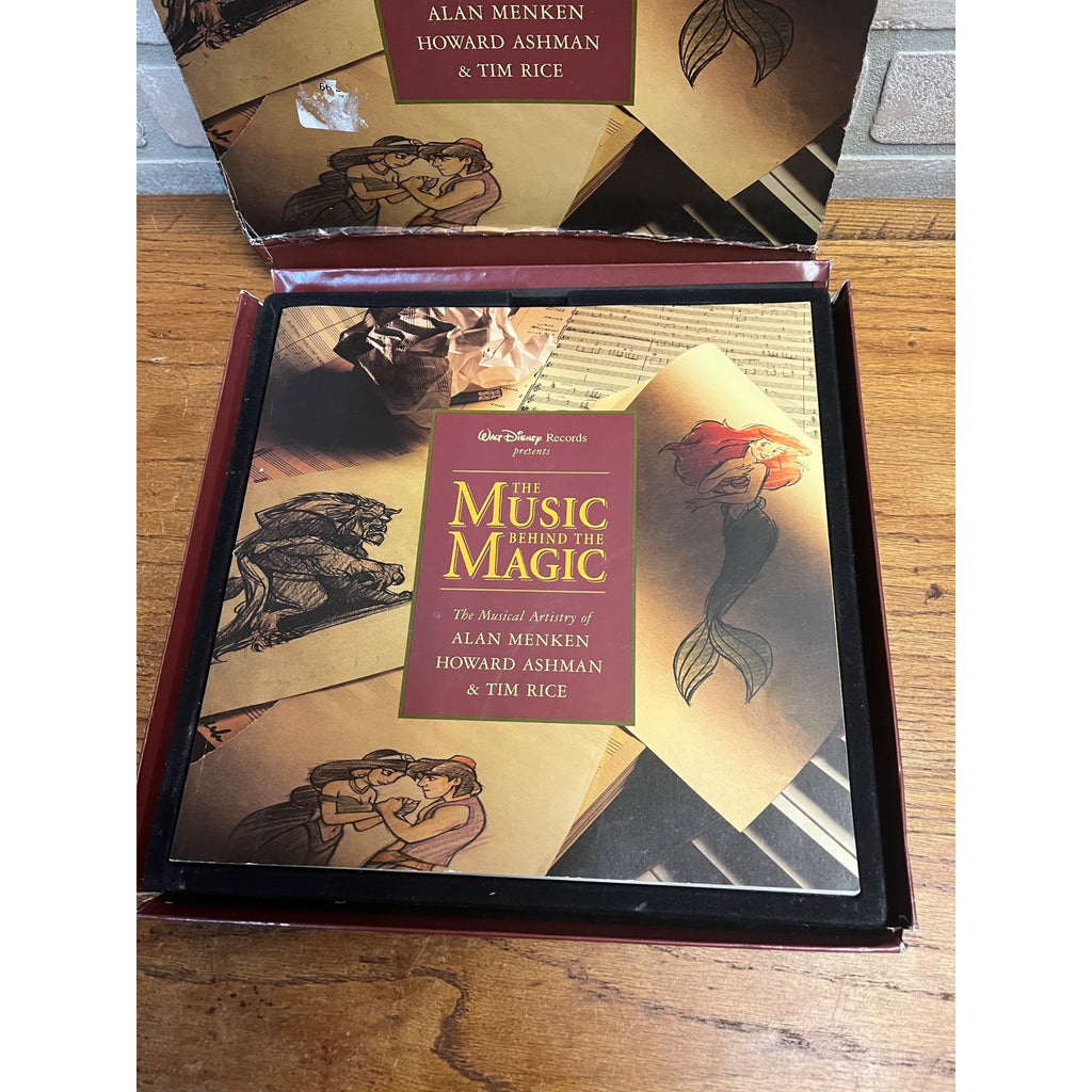 Walt Disney The Music Behind The Magic Menken Ashman & Rice Cassette Box Set