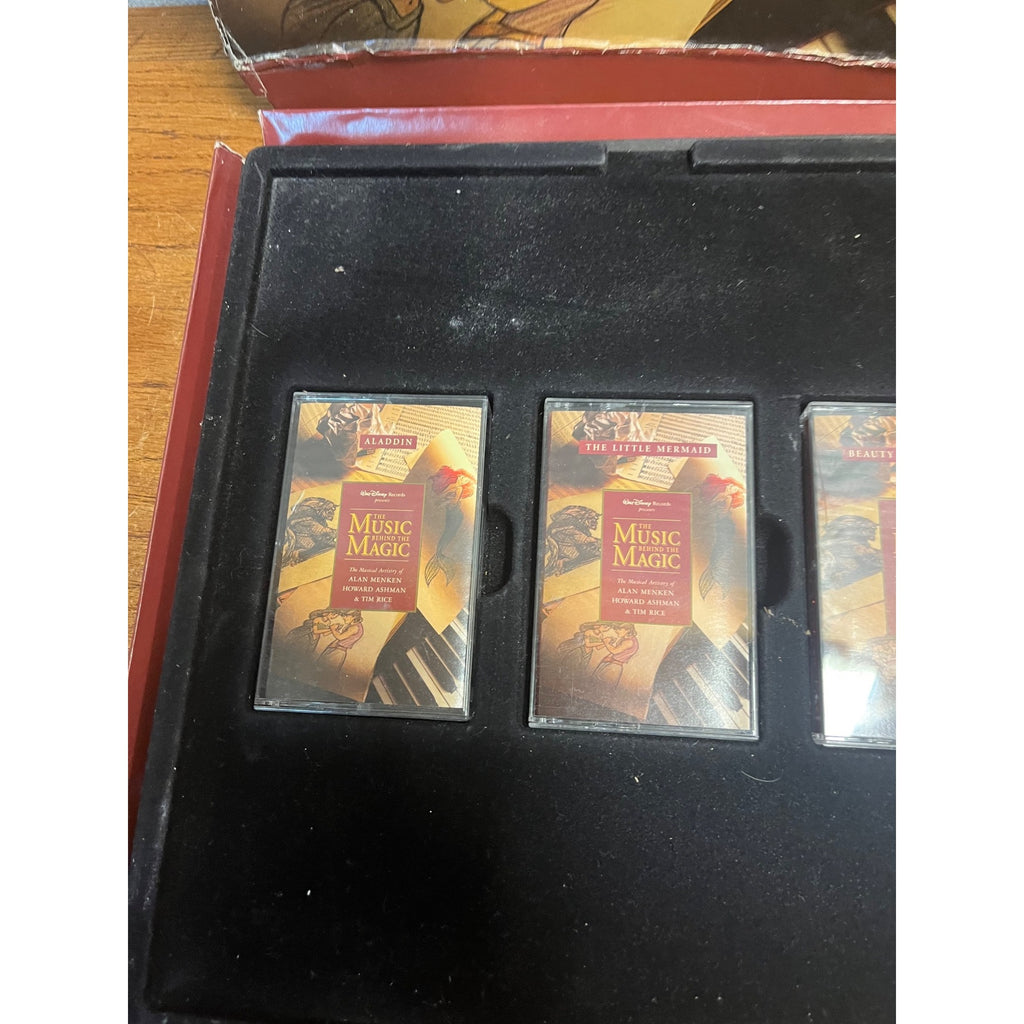 Walt Disney The Music Behind The Magic Menken Ashman & Rice Cassette Box Set
