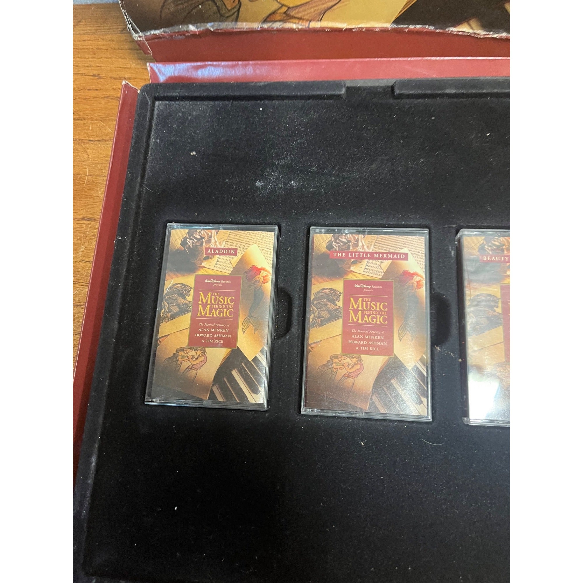 Walt Disney The Music Behind The Magic Menken Ashman & Rice Cassette Box Set