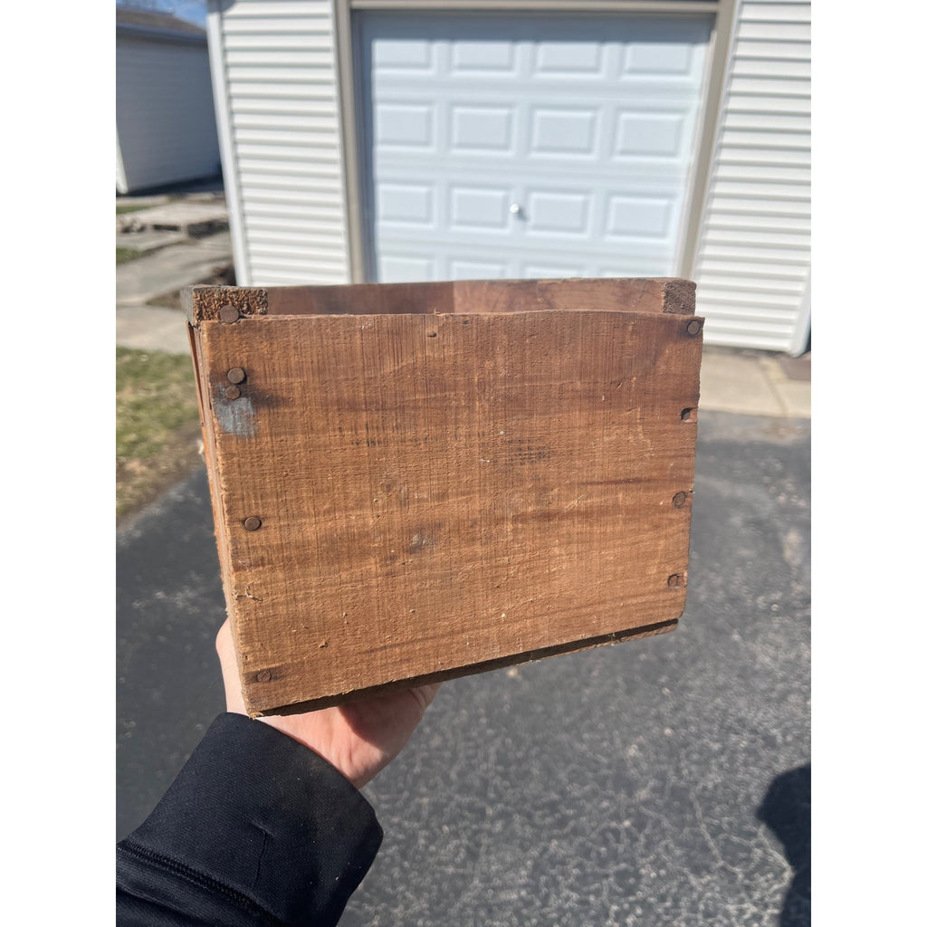 Vintage Wooden Fruit Crate Rio Del Mar Prunes Santa Clara San Francisco Box