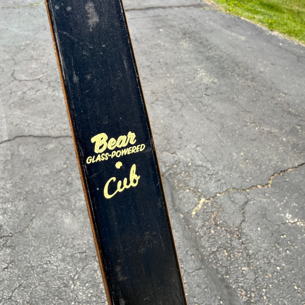 BEAR Glass Powered TP345 archery bow 1953 45# 62” Canada