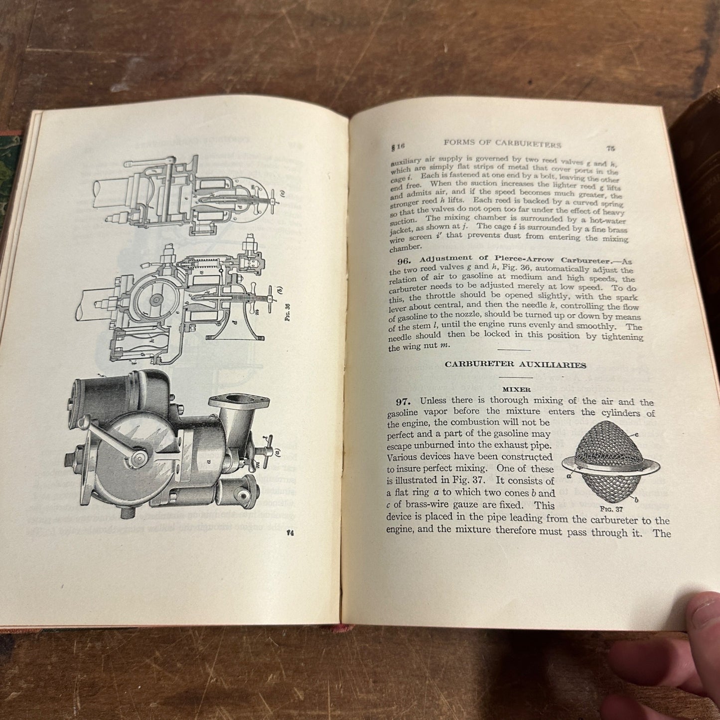 Vintage 1922 International Library of Technology: Automobiles 2 Voluem Book Set