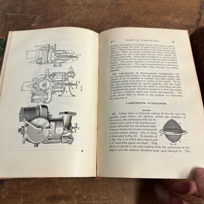 Vintage 1922 International Library of Technology: Automobiles 2 Voluem Book Set