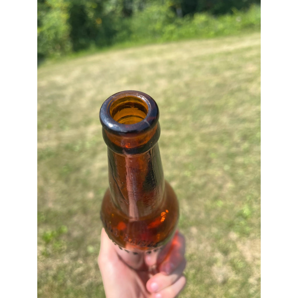 Vintage Grand Rapids Products Co. Amber Beer Bottle Michigan MI Mich.