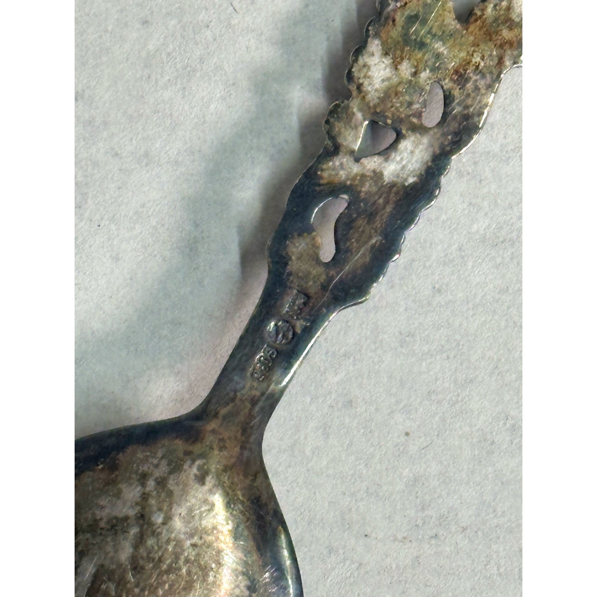 Vintage Norwegian Brodrene Mylius 830 Silver 4" Tea Caddy Spoon - 13.33 Grams