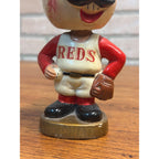Vintage 1960s Cincinnati Reds Mascot Bobblehead Nodder Gold Base Series