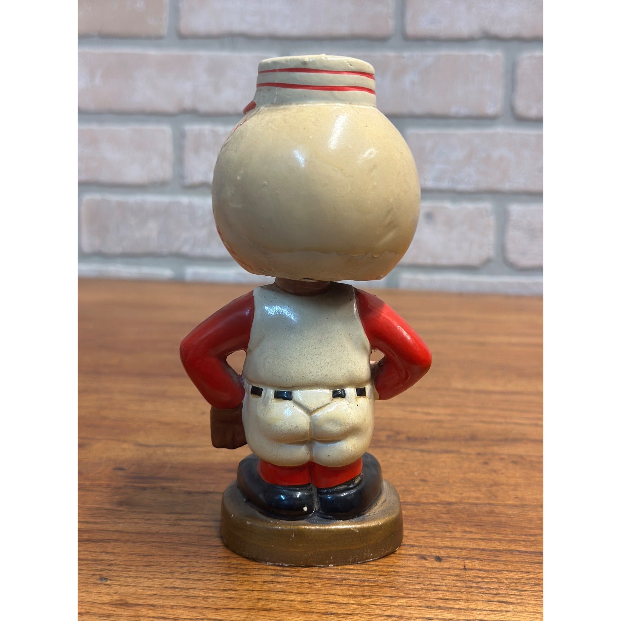 Vintage 1960s Cincinnati Reds Mascot Bobblehead Nodder Gold Base Series