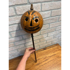 RARE Original 1900s Halloween Jack o' Lantern JOL Toledo Parade Torch Antique